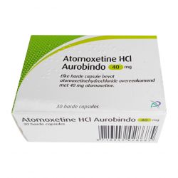 Атомоксетин HCL 40 мг Европа :: Аналог Когниттера :: Aurobindo капс. №30 в Йошкар-Оле и области фото